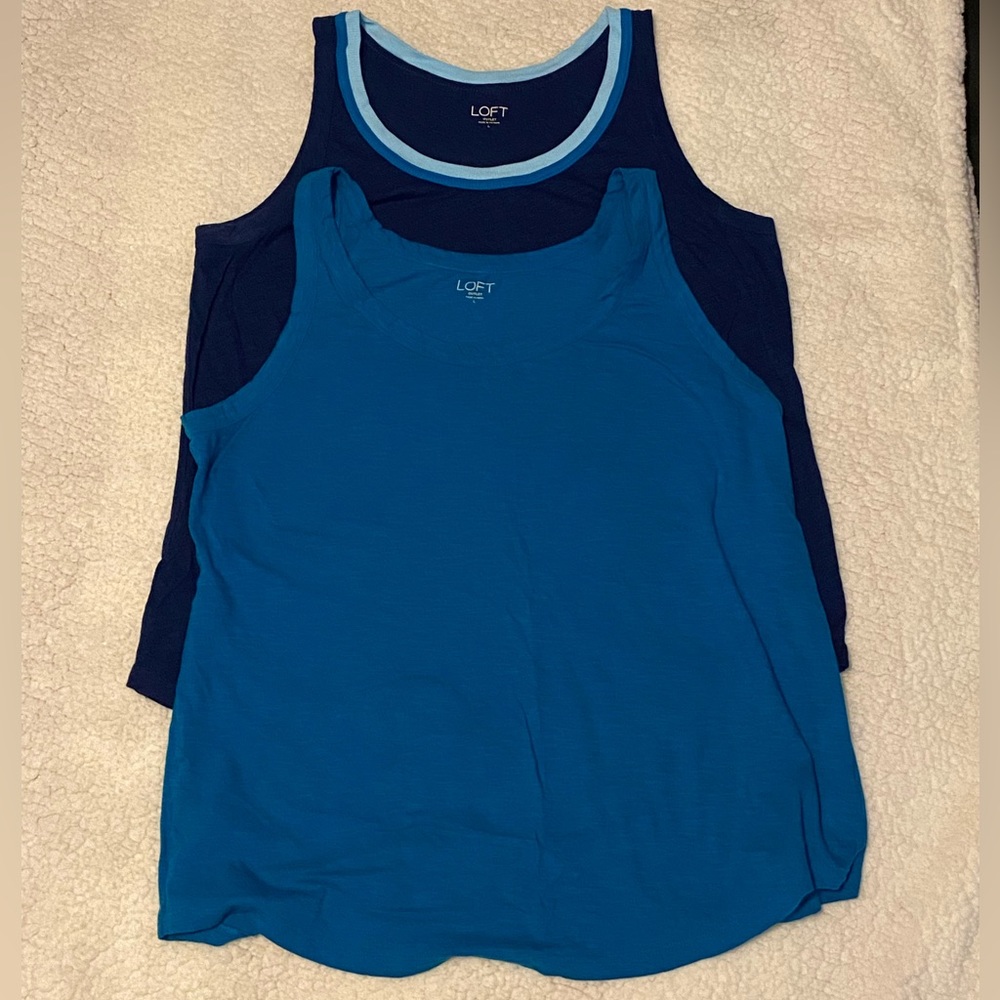 Set of 2 Blue Loft Outlet Tank